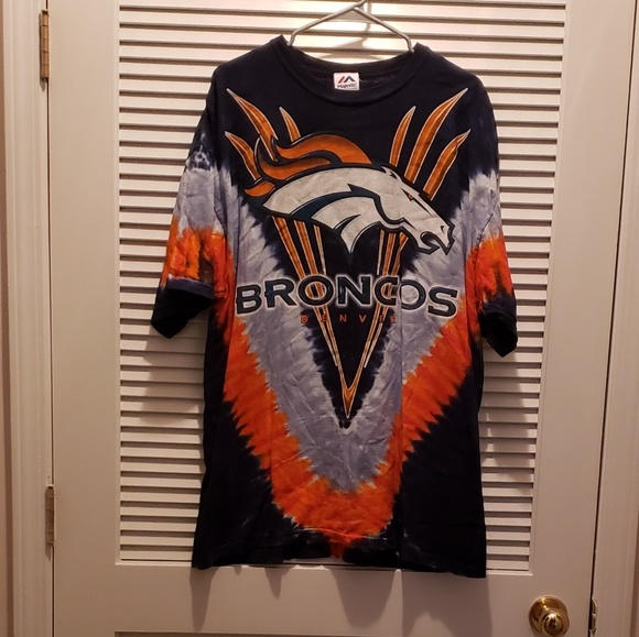 Denver broncos tie dye shirt Clearance